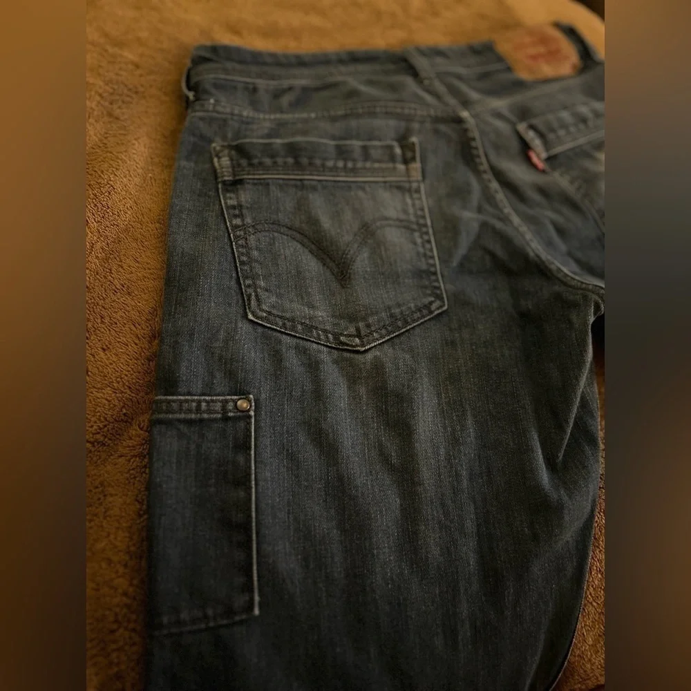 Levi’s 514 slim straight carpenter jeans, size 34x32